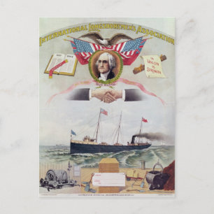 Internationale organisatie voor langshoremannen briefkaart