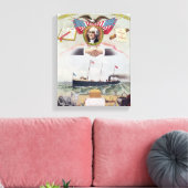 Internationale organisatie voor langshoremannen canvas afdruk (Insitu (Woonkamer))