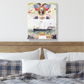 Internationale organisatie voor langshoremannen canvas afdruk (Insitu (Slaapkamer))