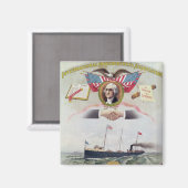 Internationale organisatie voor langshoremannen magneet (Voorkant / Achterkant)