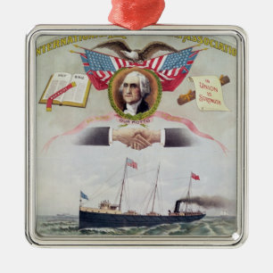 Internationale organisatie voor langshoremannen metalen ornament