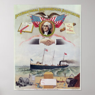 Internationale organisatie voor langshoremannen poster