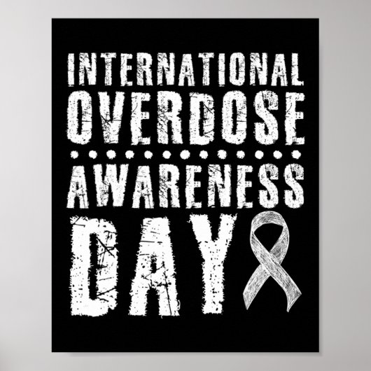 Internationale Overdosering Bewustmaking Dag I Dra Poster (Voorkant)