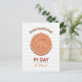 internationale pi-dag briefkaart (Staand voorkant)