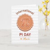 internationale pi-dag kaart (Gele Bloem)