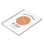 internationale pi-dag notitieboek (Linkerzijde)