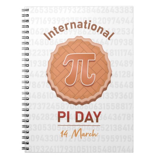 internationale pi-dag notitieboek (Voorkant)