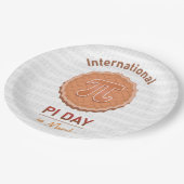internationale pi-dag papieren bordje (Gekanteld)