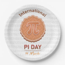 internationale pi-dag papieren bordje