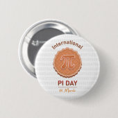 internationale pi-dag ronde button 5,7 cm (Voorkant /achterkant)