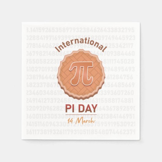 internationale pi-dag servet (Voorkant)