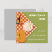 Internationale picknag - Picnic in de buurt Kaart (Voorkant / Achterkant)