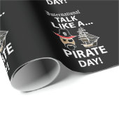 Internationale praat als een piraatdag cadeaupapier (Rol Hoek)