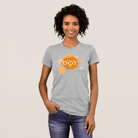 Internationale puntdag Sinaasappels potloden T-shirt (Voorkant volledig)