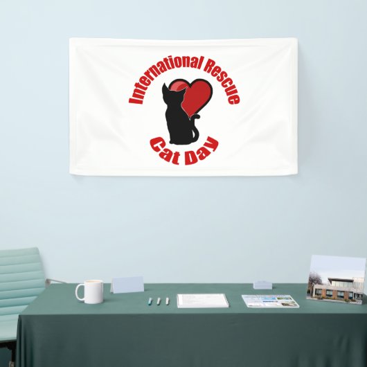 Internationale reddingsdag spandoek (Beurs)