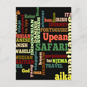 Internationale reiszegeningen briefkaart