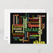 Internationale reiszegeningen briefkaart (Voorkant / Achterkant)