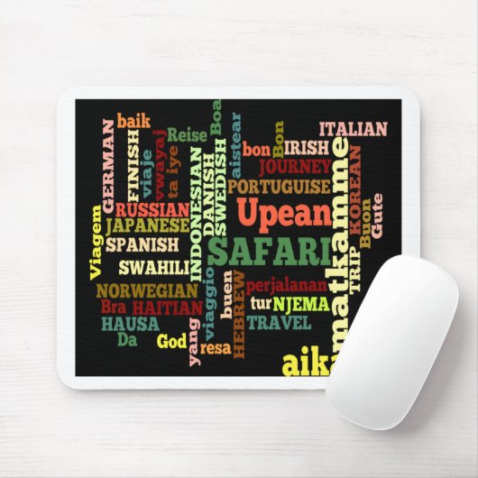 Internationale reiszegeningen muismat (Met muis)