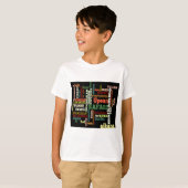 Internationale reiszegeningen t-shirt (Voorkant volledig)