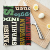 Internationale reiszegeningen theedoek (Quarter Fold)