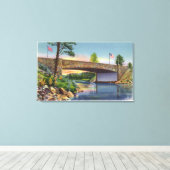 Internationale Riftpan Canvas Afdruk (Insitu (Houten vloer))