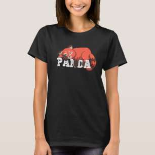 Internationale Rode Panda Dag Halloween Redding Op T-shirt