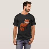 Internationale Rode Panda Dag Redden Dier Red T-shirt (Voorkant volledig)