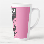 Internationale roeien voor vrouwen latte mok (Rechts)