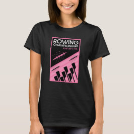 Internationale roeien voor vrouwen t-shirt