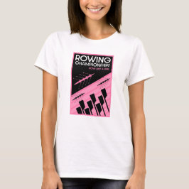 Internationale roeien voor vrouwen t-shirt