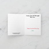 Internationale Roma-dagvlagkaart Kaart (Binnen)