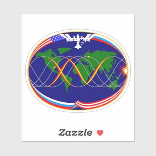 Internationale ruimtestation-expeditie ISS-15 Sticker (Vel)