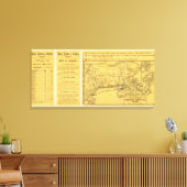 Internationale scheepvaartroutes, Nova Scotia Canvas Afdruk (Insitu (Woonkamer))