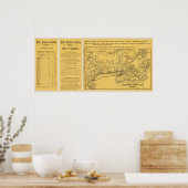 Internationale scheepvaartroutes, Nova Scotia Poster (Keuken)
