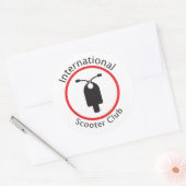 Internationale Scooter Club Sticker (Envelop)