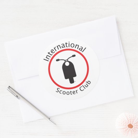 Internationale Scooter Club Sticker (Envelop)