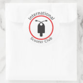 Internationale Scooter Club Sticker (Tas)
