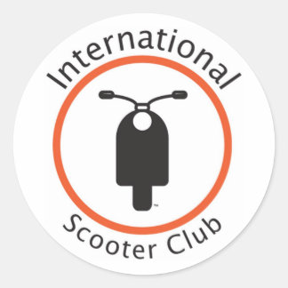 Internationale Scooter Club Sticker