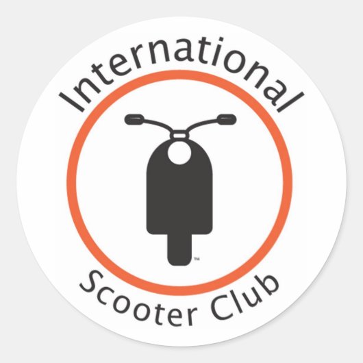 Internationale Scooter Club Sticker (Voorkant)