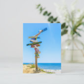 Internationale Signering op het Briefkaart van de  (Staand voorkant)