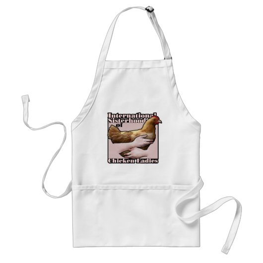 Internationale Sisterhood of Chicken Damapron Standaard Schort (Voorkant)