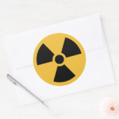Internationale stickers met ioniserende straling (Envelop)