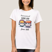 Internationale Sushi Dag _ 18 juni T-shirt (Voorkant)