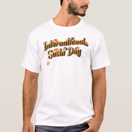 Internationale Sushi Dag, kawaii sushi T-shirt