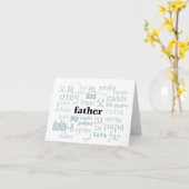 Internationale Taal van de Kaart van de Papa (Gele Bloem)