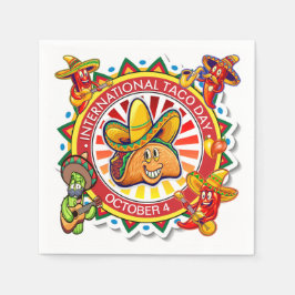 internationale taco-dag-servetten servet