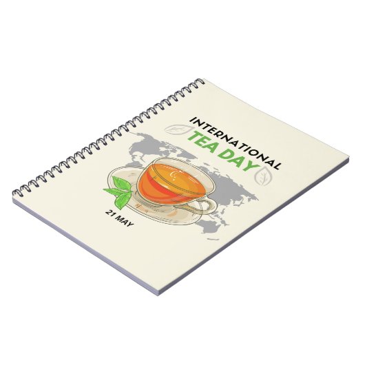 Internationale Tea Day Notitieboek (Linkerzijde)