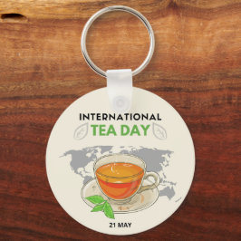 Internationale Tea Day Sleutelhanger