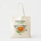 Internationale Tea Day Tote Bag (Voorkant)