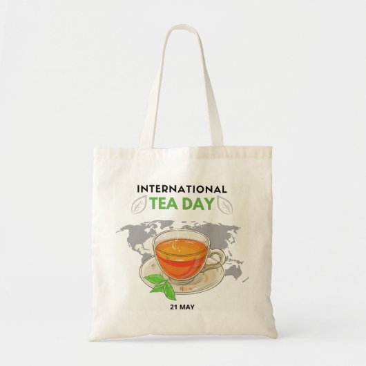 Internationale Tea Day Tote Bag (Voorkant)